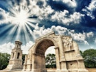 The triumphal arch at the Roman city of Glanum
