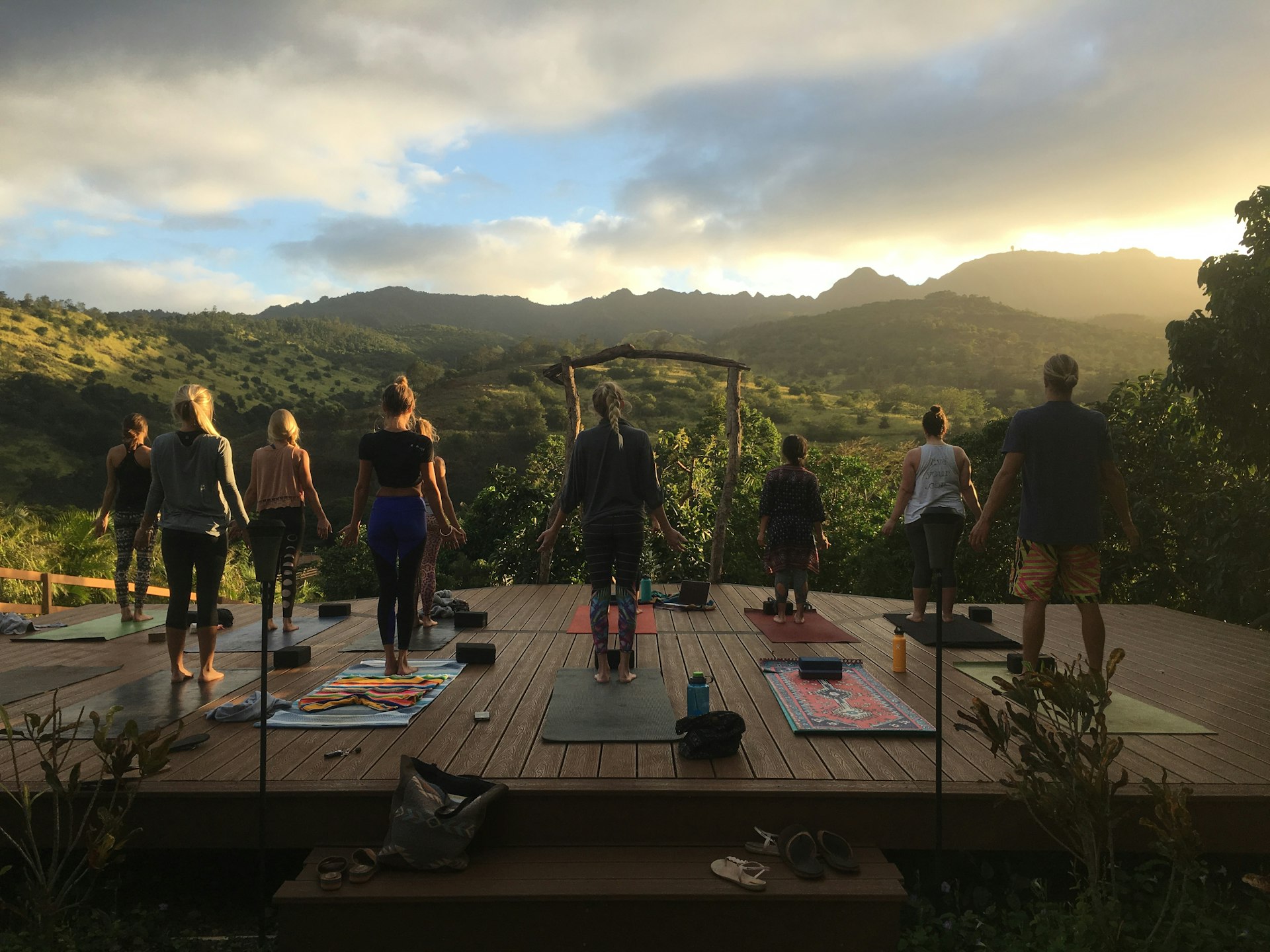 Orchard Oasis Yoga, a unique yga venue on Oahu's North Shore in Waialua, Hawaii