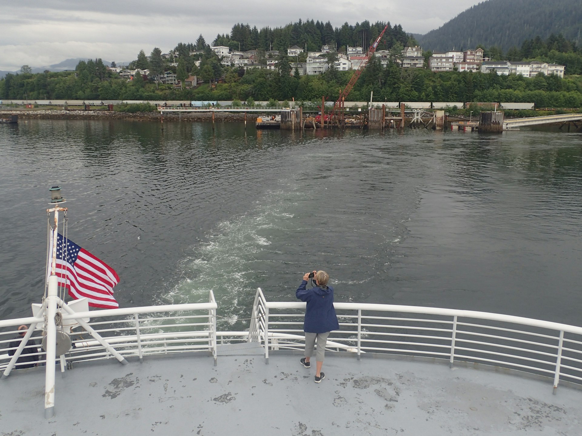 Departing Prince Rupert aboard the MV Matanuska on the Alaska Marine Highway