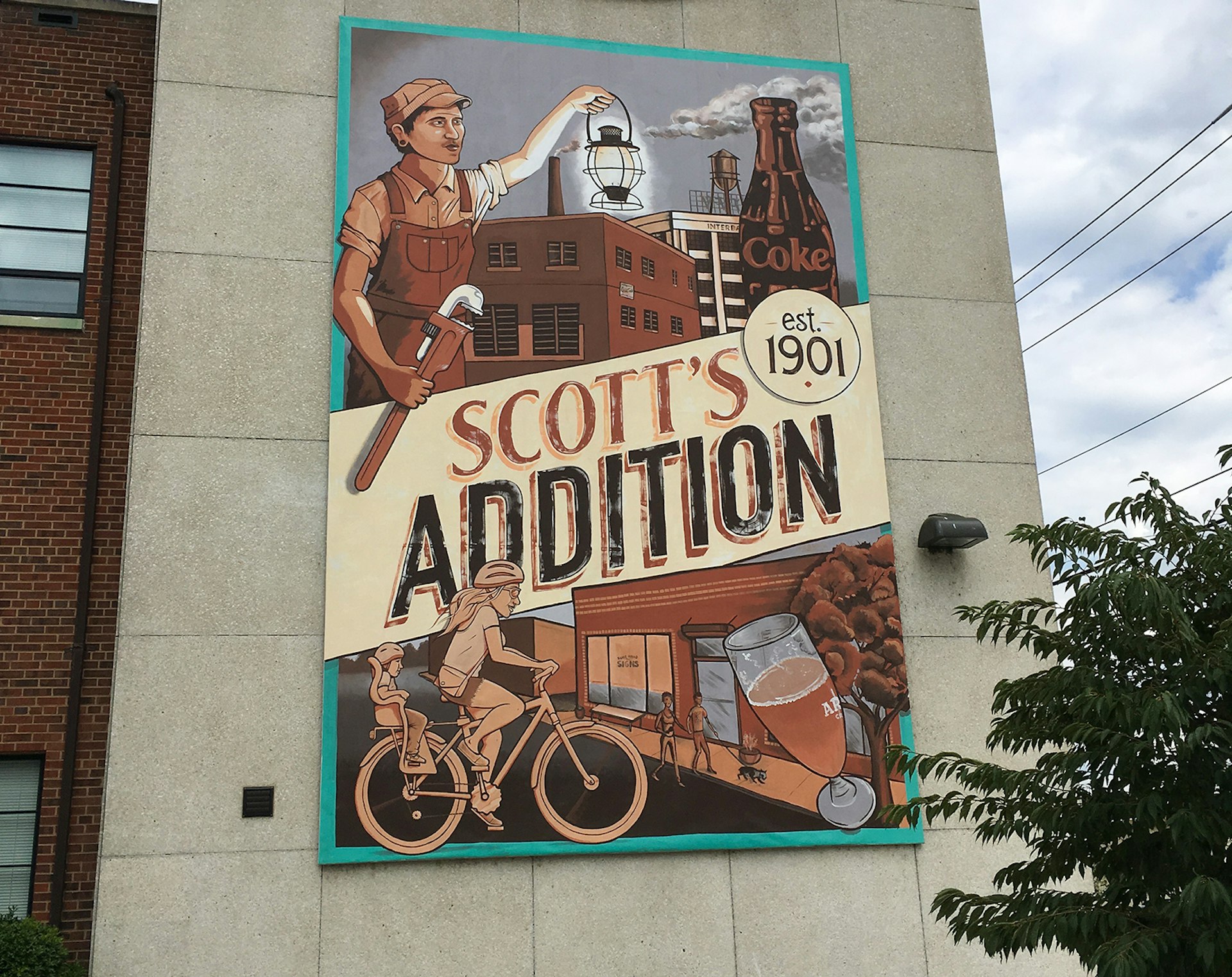 mural scott's addition in Richmond Virginia