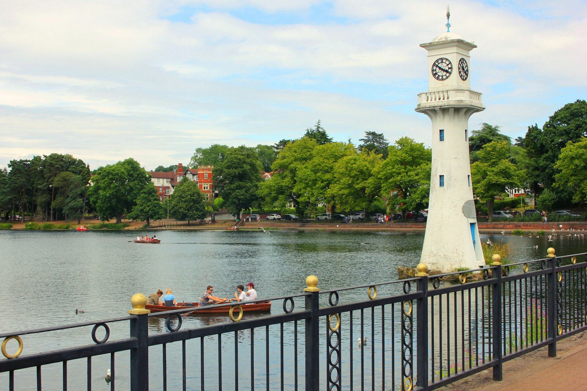 Pleasure boats and a lighthouse are among the subjects for Insragram snaps in Roath Park in Cardiff, Wales's capital © Amy Pay / Lonely Planet