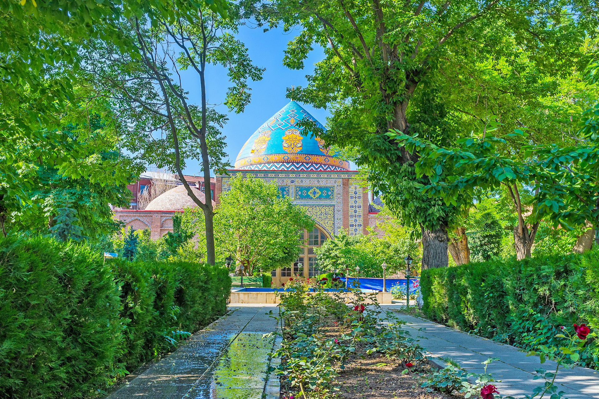Yerevan's Blue Mosque, the only active mosque in Armenia