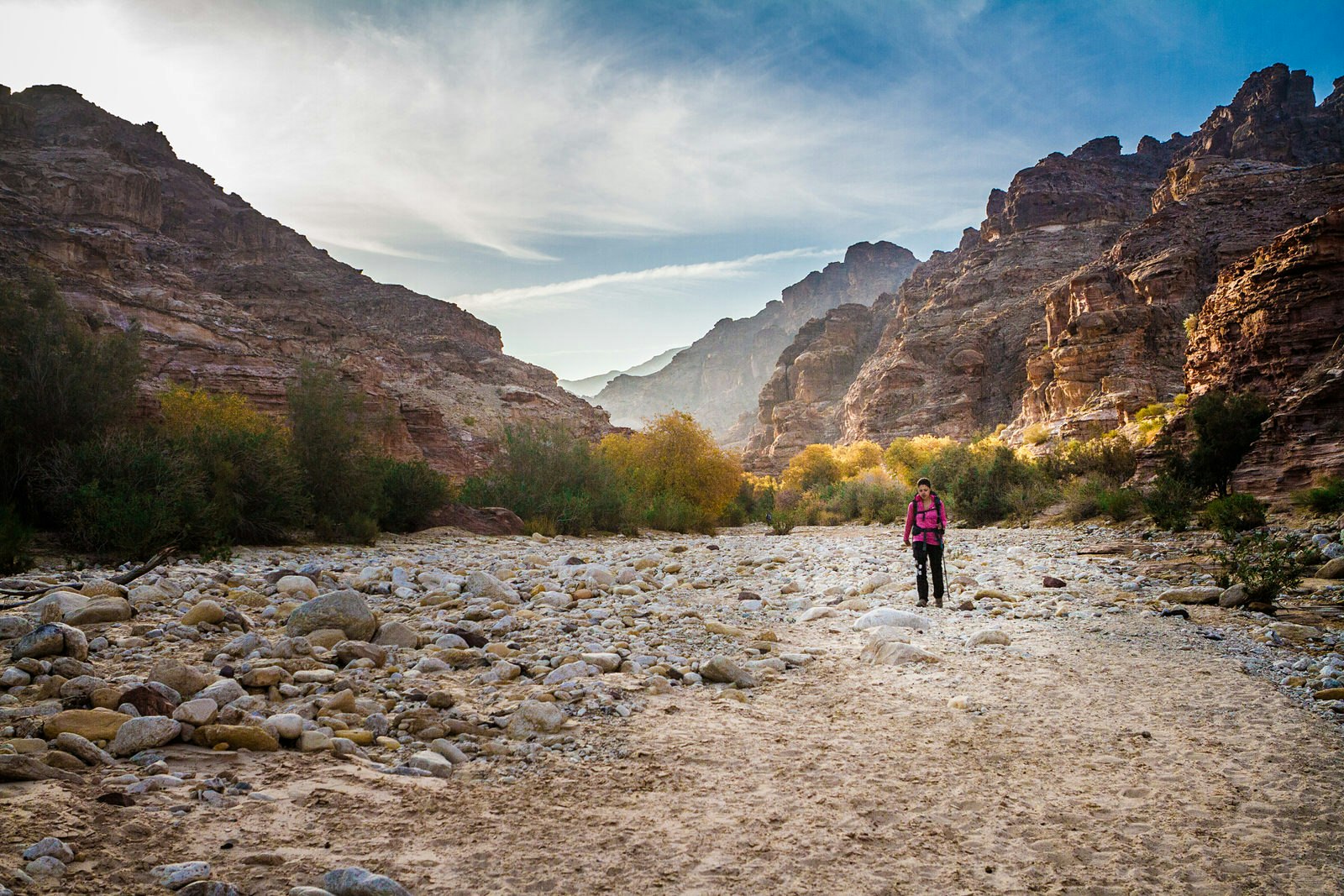 Jordan Trail hiking from Gaa Mriebed to Wadi Gseib. Image by Ali Barqawi Studios
