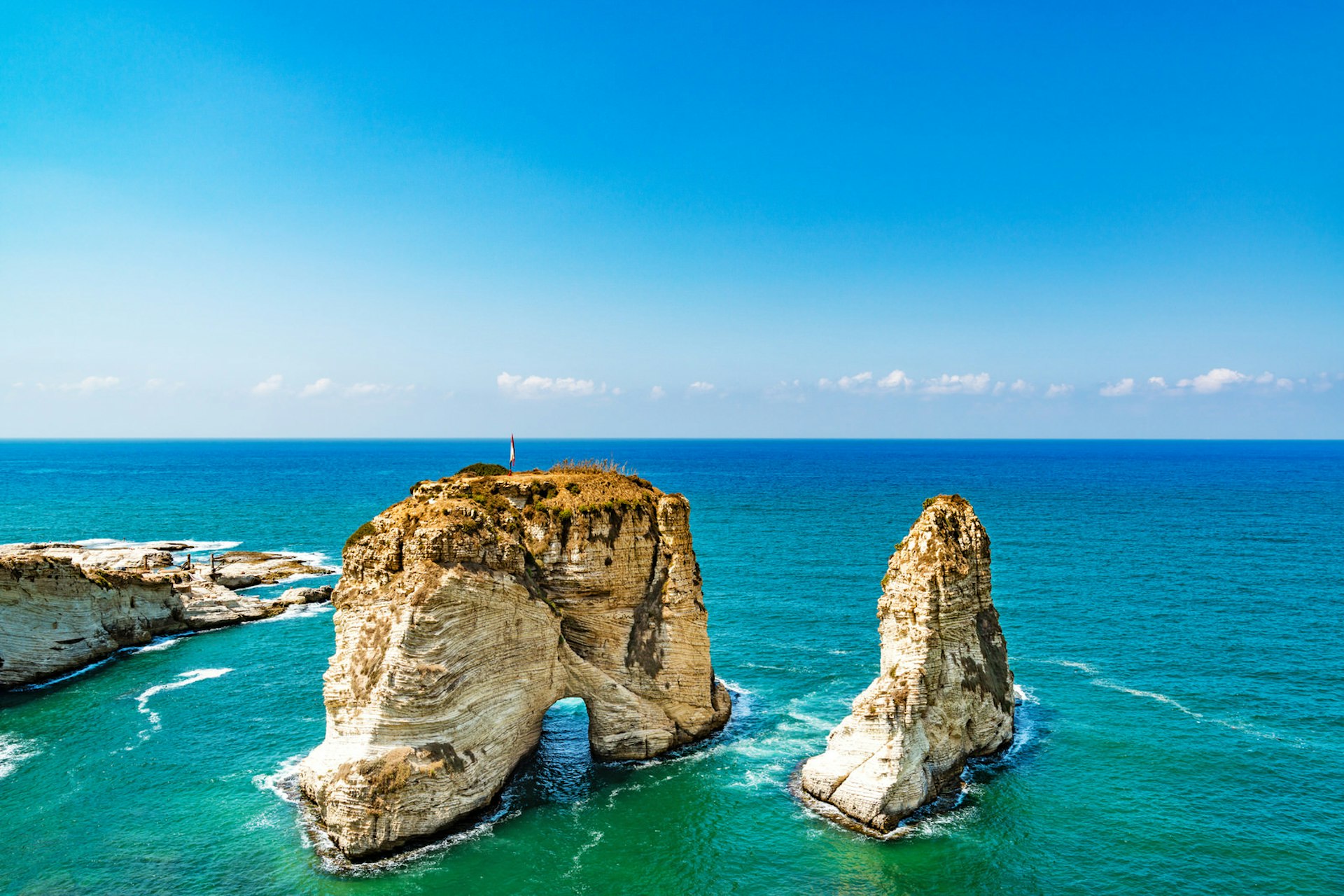 Pigeon Rocks, Beirut, Lebanon. Image by Richard Yoshida / Shutterstock