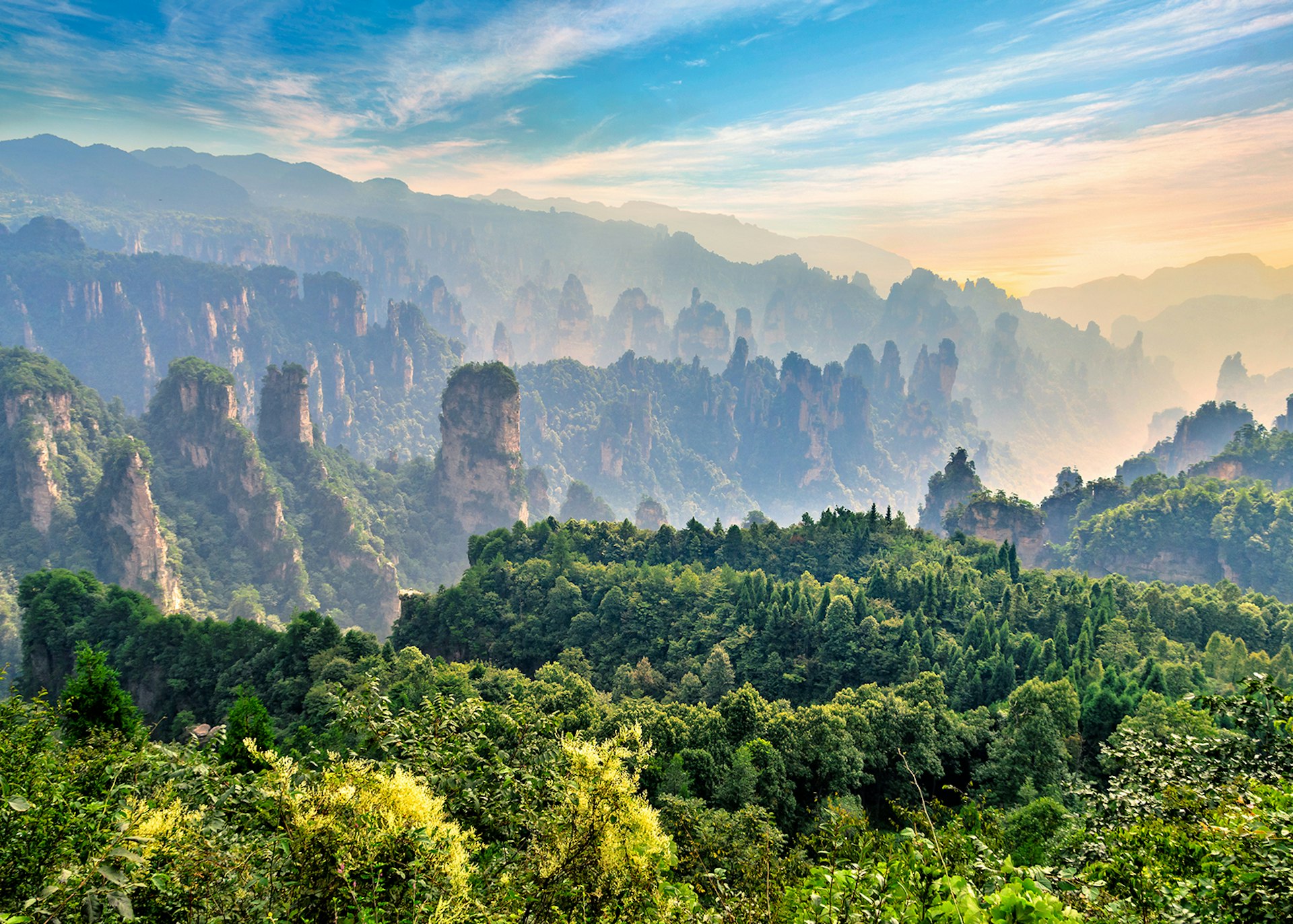  Zhangjiajie Forest Park in Hunan, China