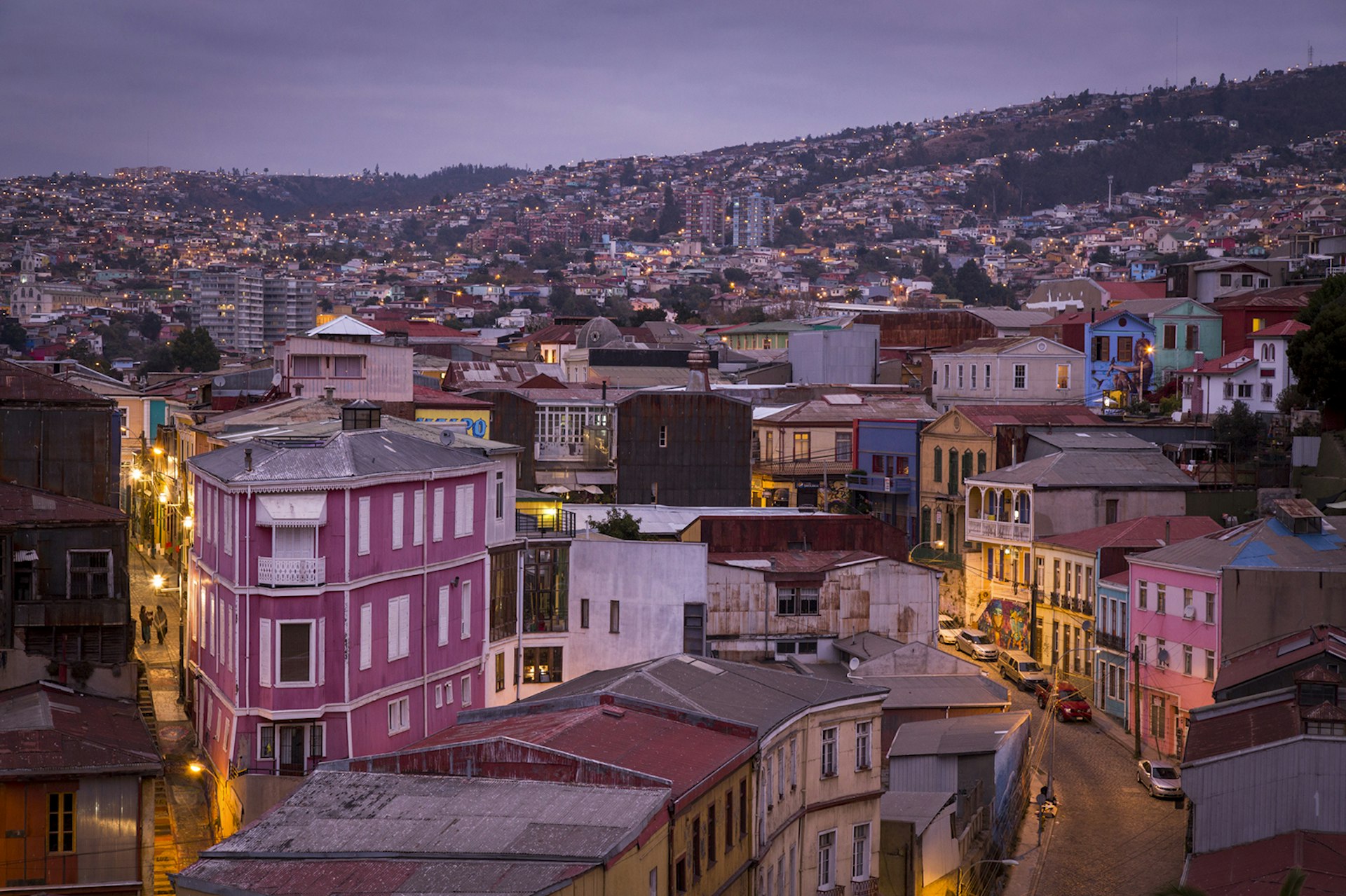 A view over the rooftops of Valparaiso’s Cerro Alegre neighborhood, Chile © Philip Lee Harvey / Lonely Planet