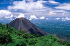 Features - Izalco volcano and jungle of Cerro Verde National Park.