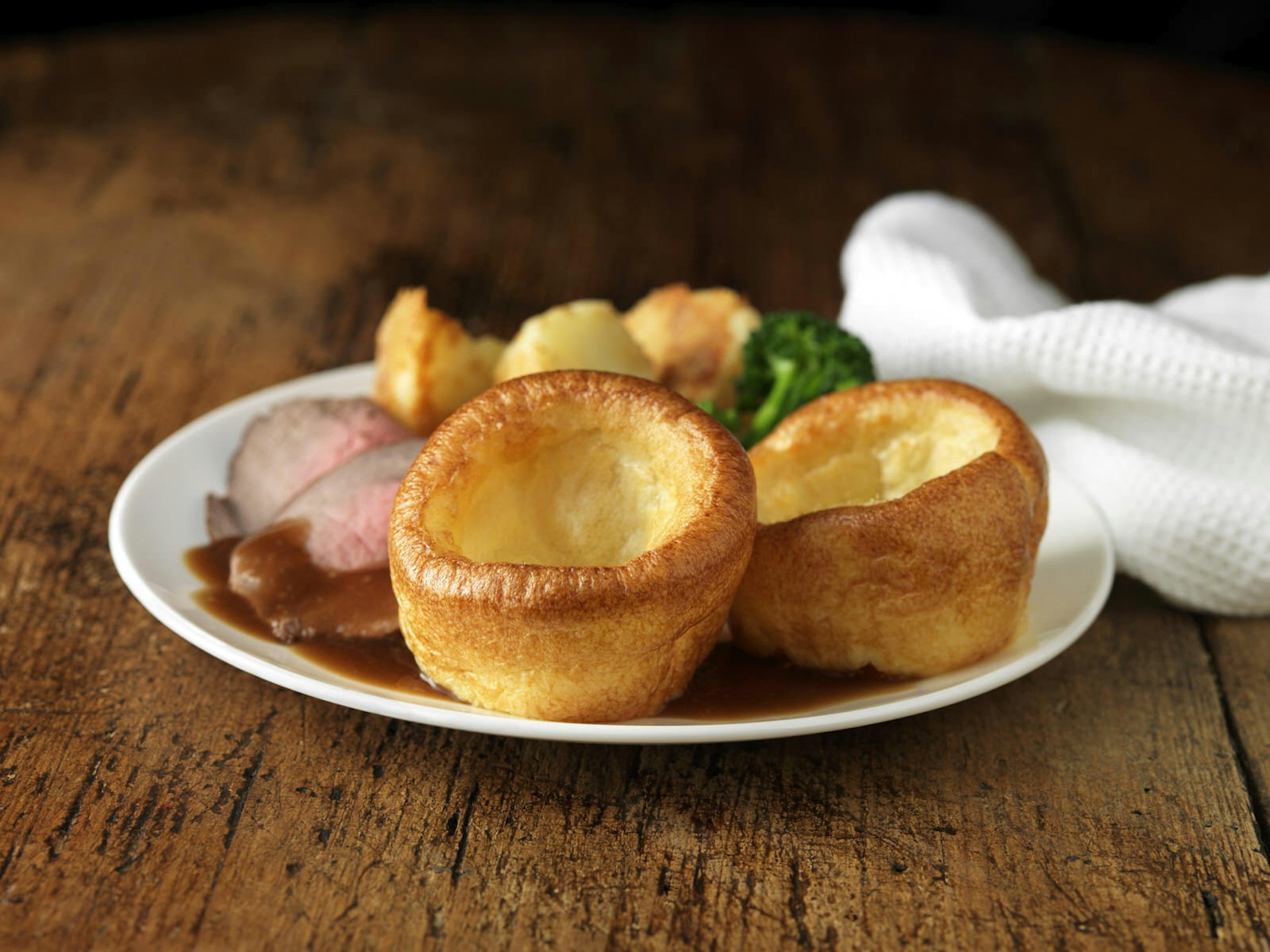 Yorkshire puddings are the county's most famous culinary dish