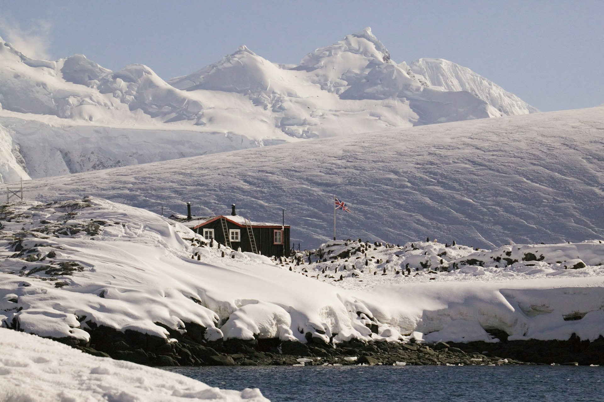 Old British Base at Port Lockroy, Goudier Island, Antarctic peninsula
