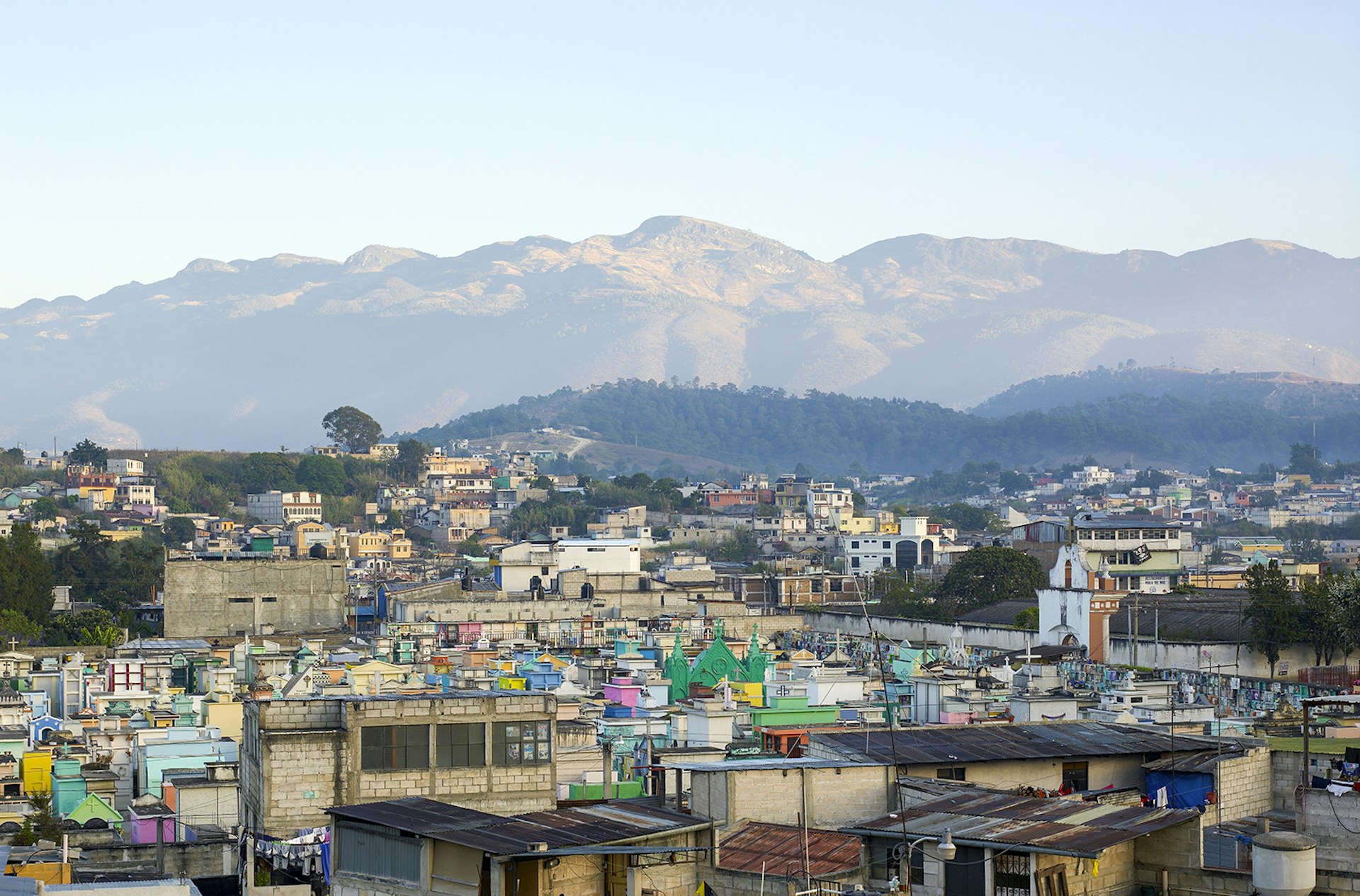 Features - View of Huehuetenango From Rooftop, Huehuetenango Department, Guatemala