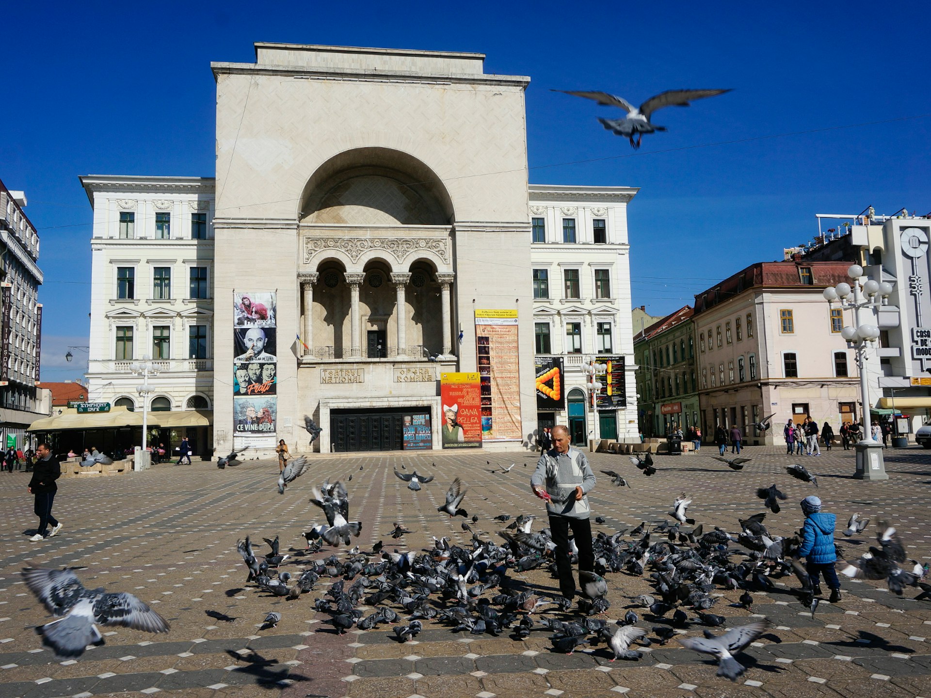Timișoara's National Opera and Theatre share the building on Victory Square © Monica Suma / Lonely Planet