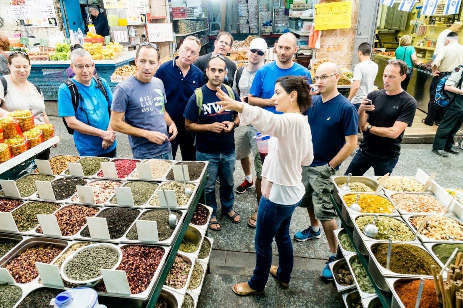 The Atelier offers food tours of Mahane Yehuda market in Jerusalem. Image by The Atelier