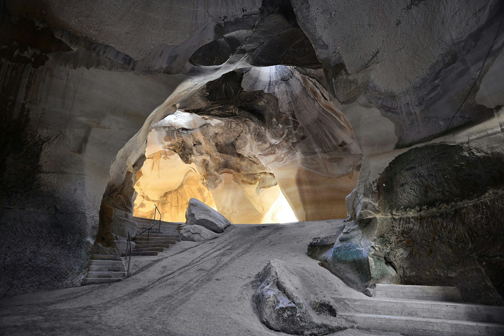An ancient quarry, dug during between 7th and 10th centuries. Located at the city of Beit Guvrin, which was founded on the ruins of the biblical city of Maresha. Image by Nika Lerman / Shutterstock