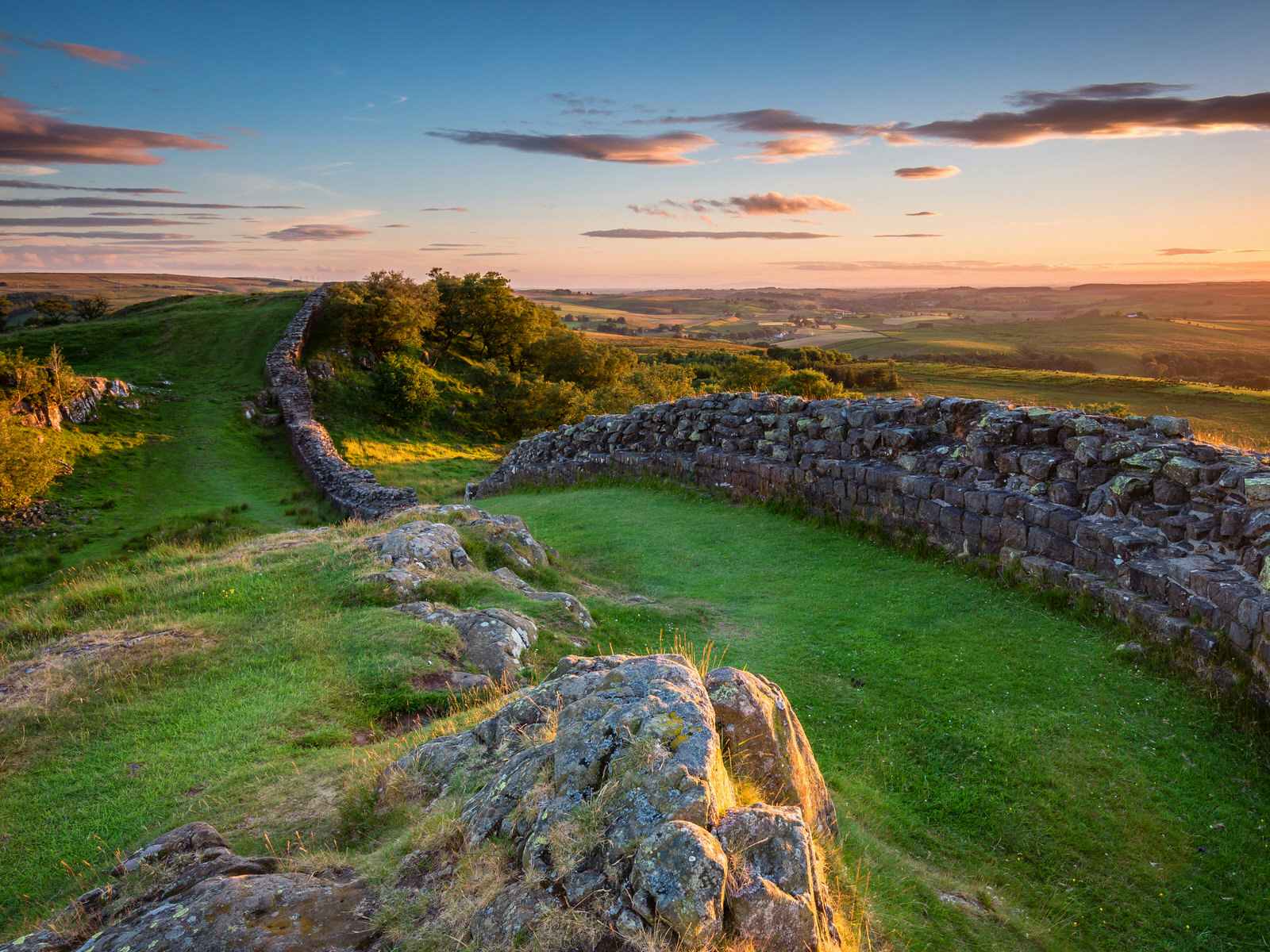 Walking Hadrians Wall A Coast To Coast Hike Across England - 