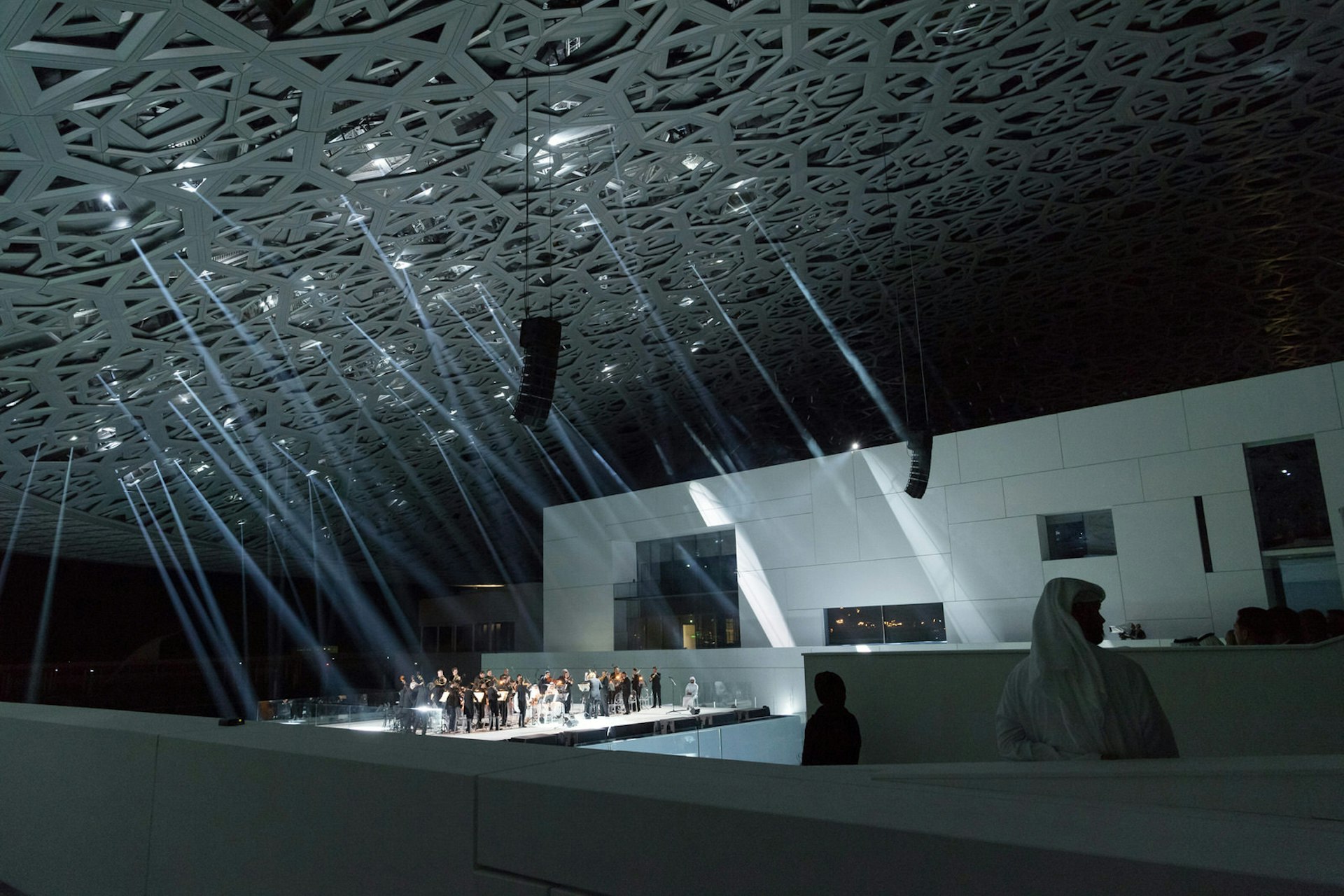 General view of The Louvre Abu Dhabi Museum Opening on November 8, 2017 in Abu Dhabi, United Arab Emirates. Image by Luc Castel / Getty Images