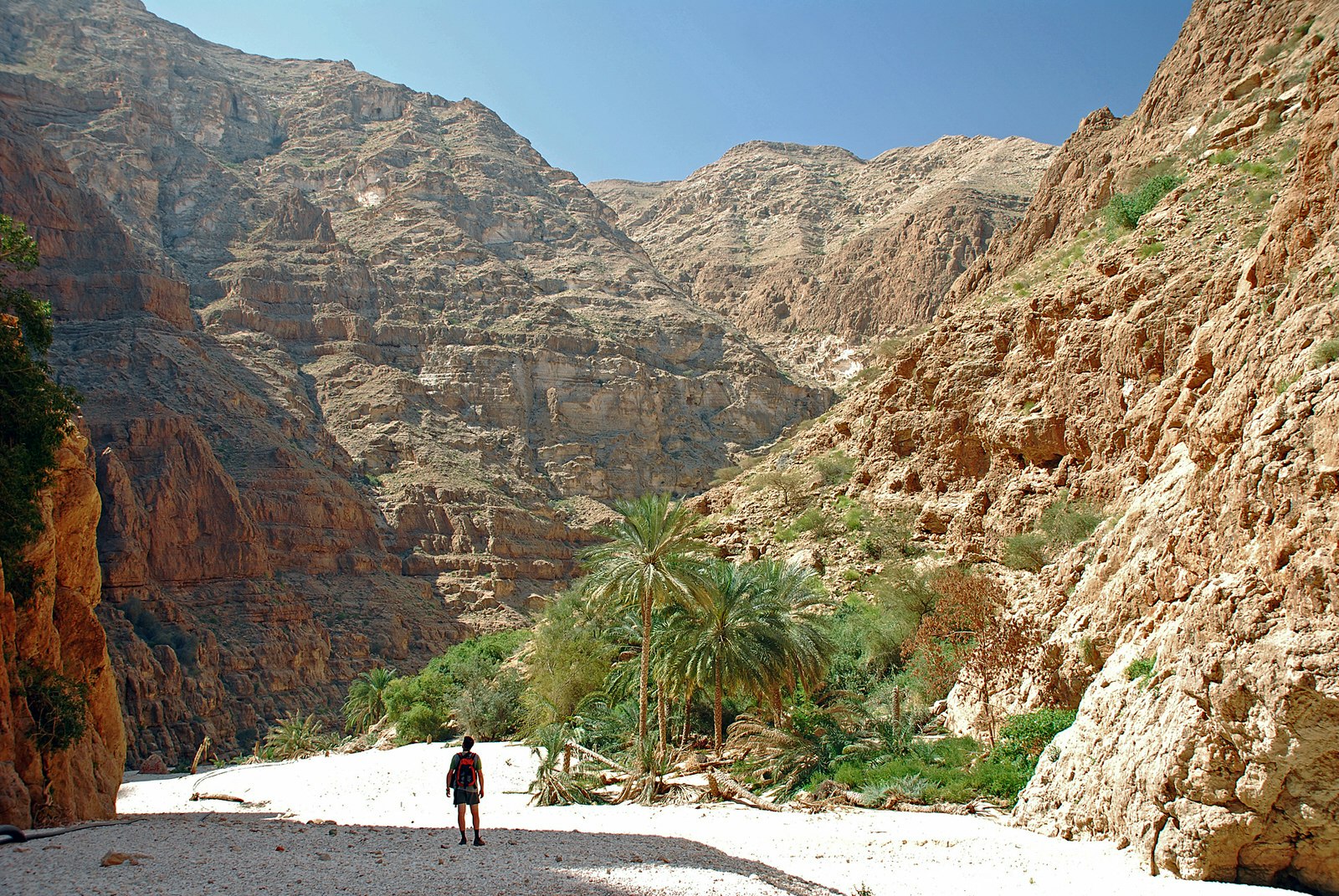 Hiking into Wadi Shab. Image by Marcin Szymczak / Shutterstock