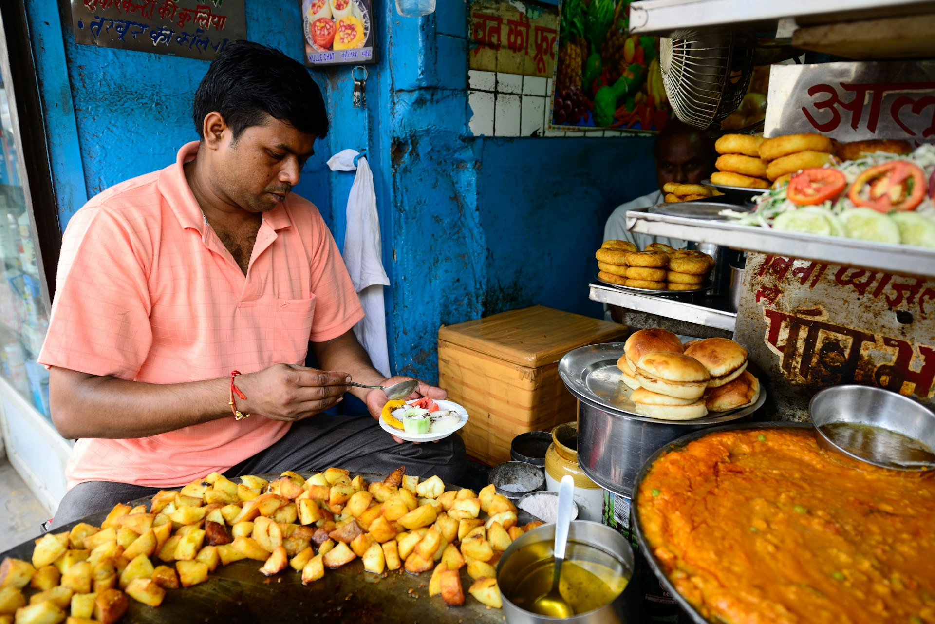 Street food in Delhi