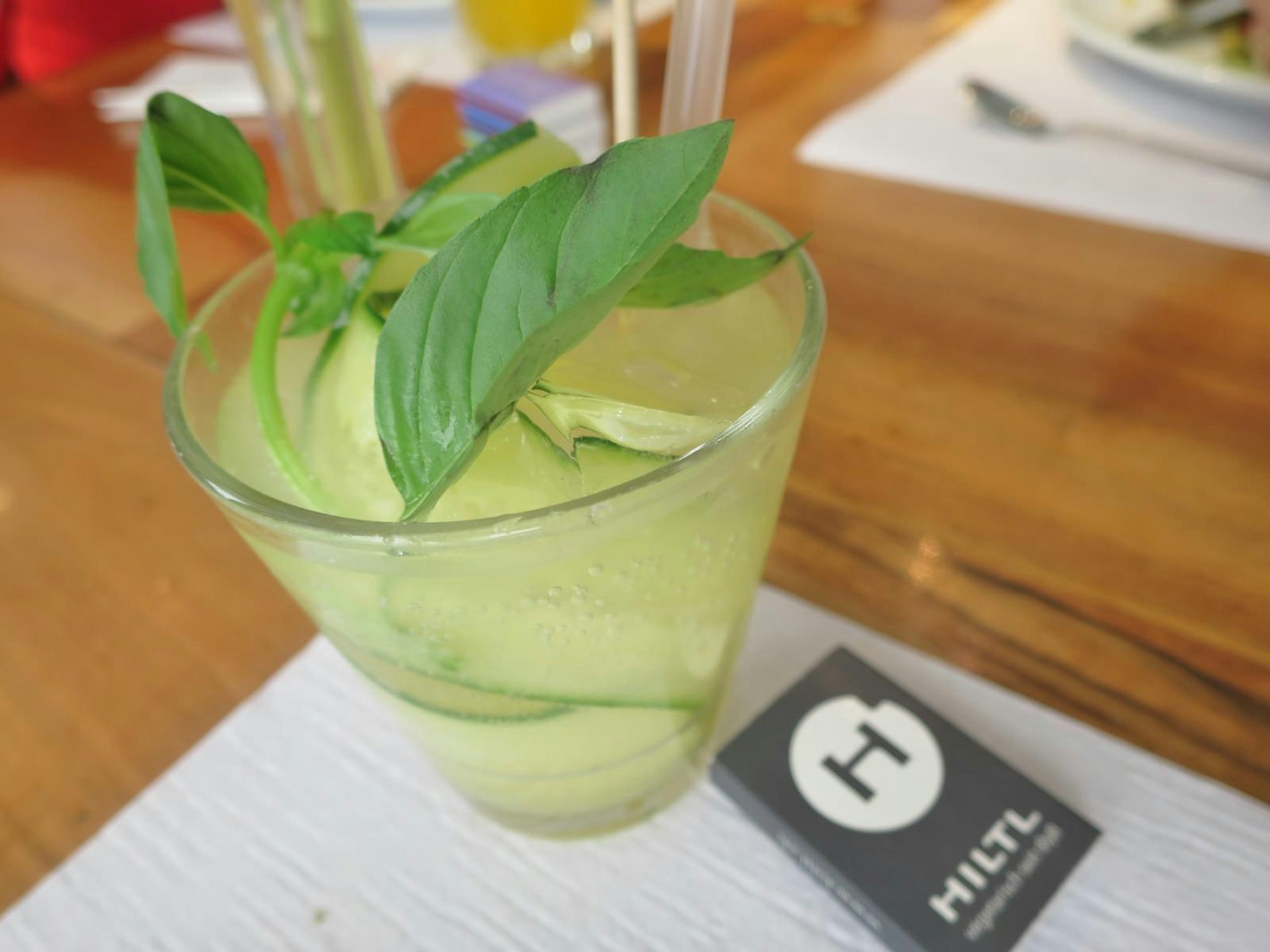 The Cucumber-Basil Smash cocktail atHiltl vegetarian restaurant in Zürich © Karyn Noble / Lonely Planet