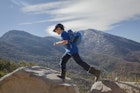 Features - "Boy jumping boulders in Andes, Valparaiso, Chile"
