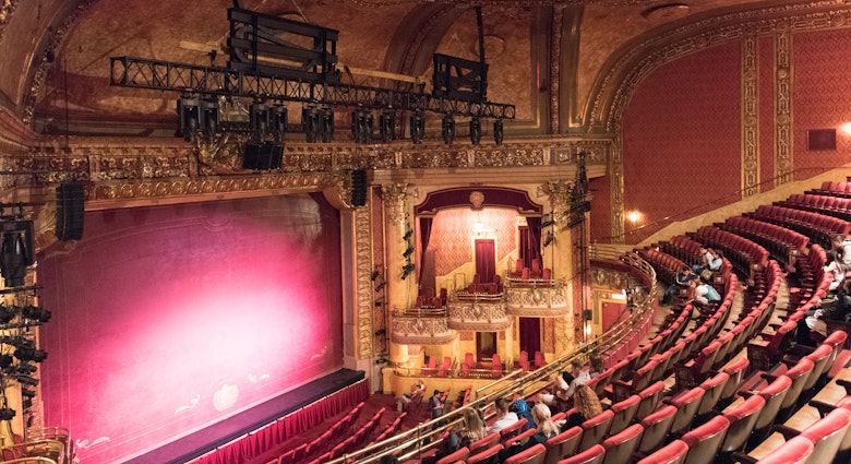 Restored interior of the magnificent Elgin Theater