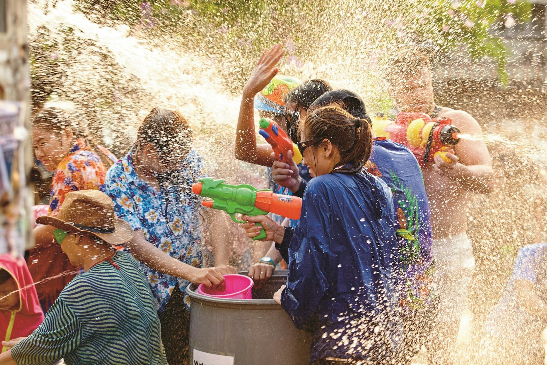 People soaking each other with water during Songkran Festival © Matt Munro / Lonely Planet