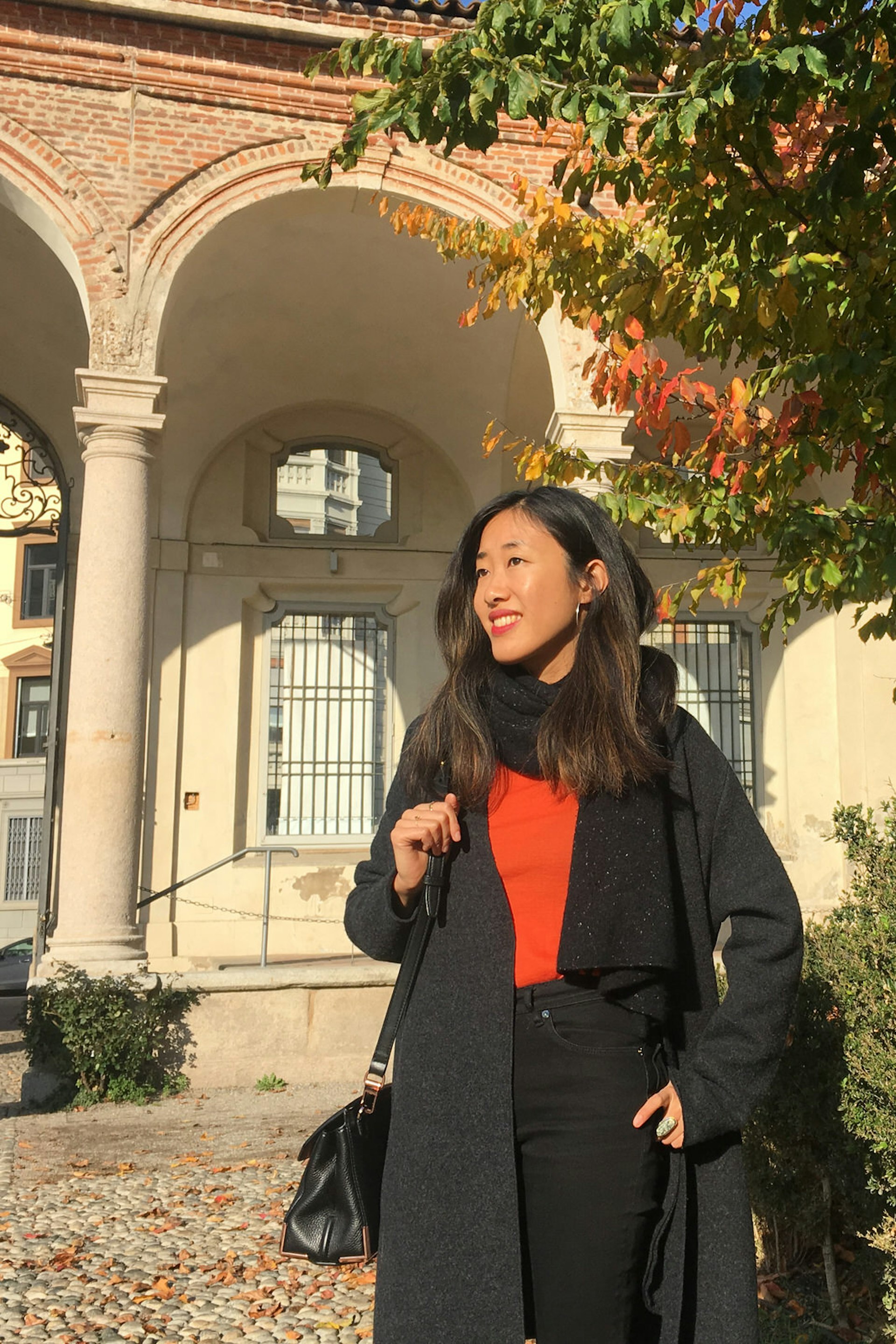 Stephanie Ong at the Rotonda della Besana