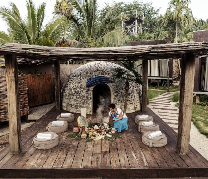 The temazcal was used by the ancient Maya to cleanse their minds and bodies by sweating out the impurities. Yaan Wellenss