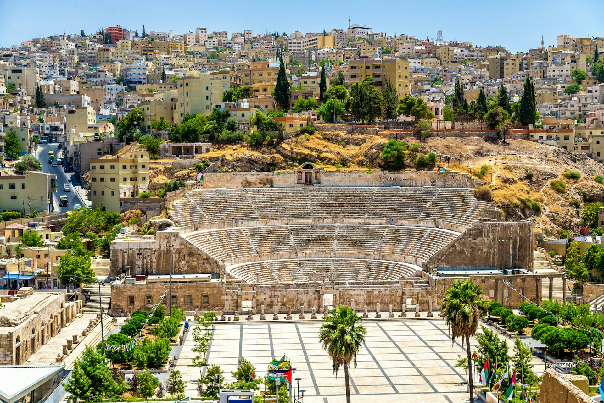 View of the Roman Theatre in Amman, Jordan. Image by Leonid Andronov / Shutterstock