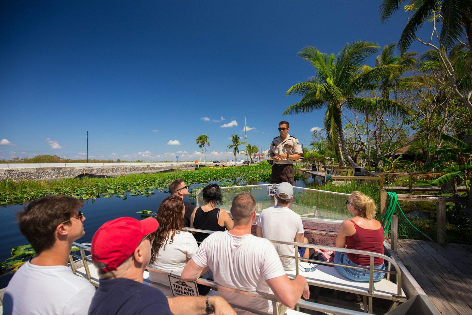 People on a boat tour in the Everglades ©  Sergei Tungusov / Shutterstock
