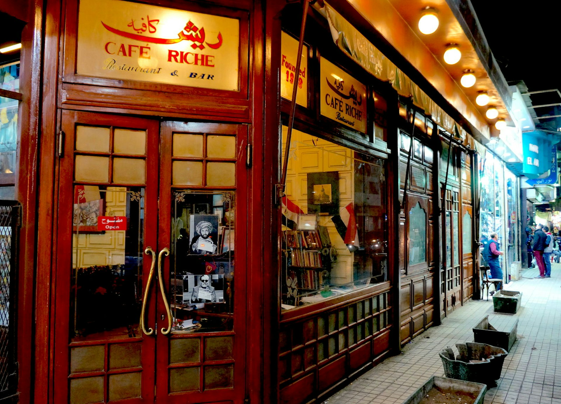 Exterior of Café Riche. Image by Karima Hassan Ragab / Lonely Planet