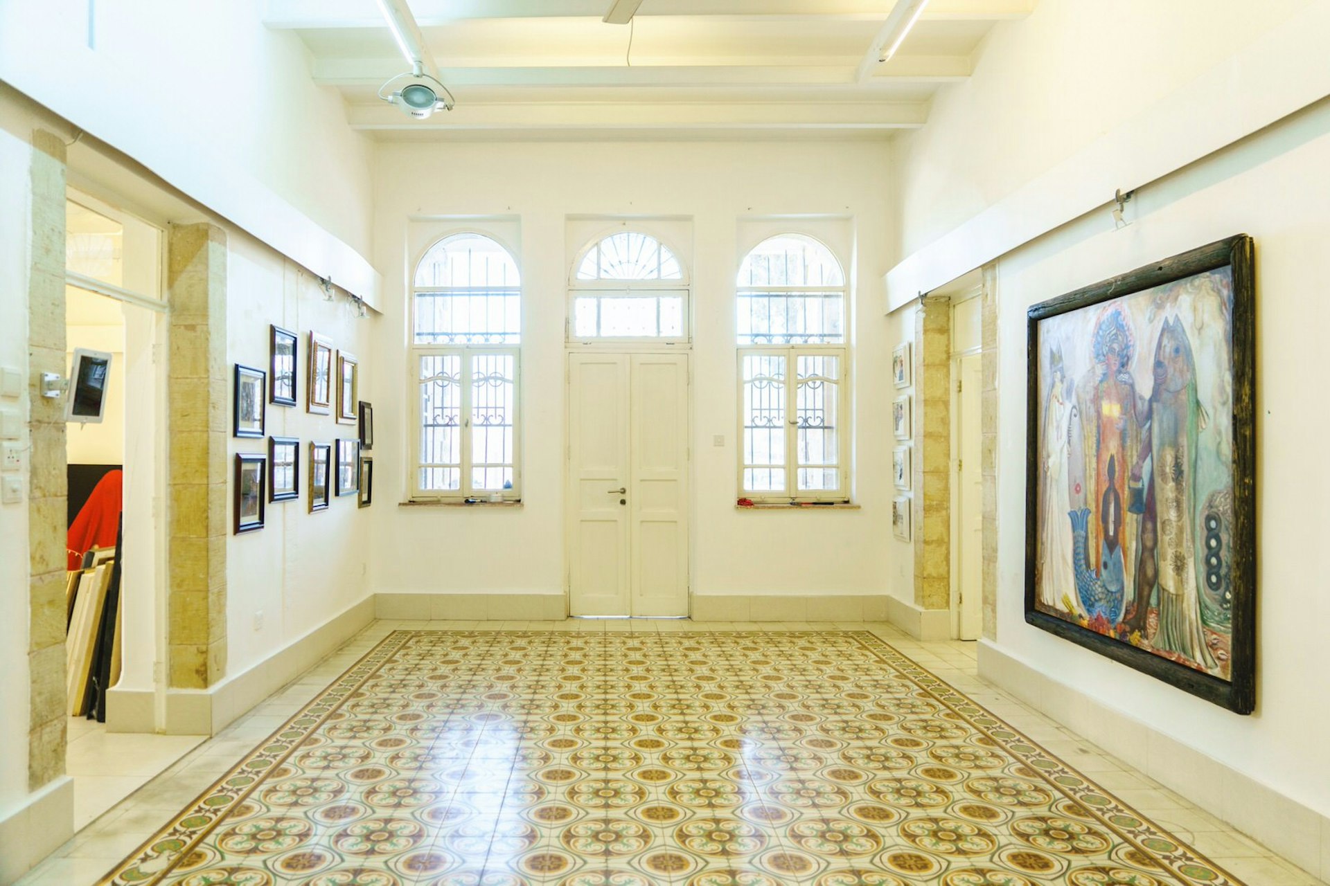 Corridor in Dar Al-Anda art gallery in Amman, Jordan. Image by Yulia Denisyuk / Lonely Planet