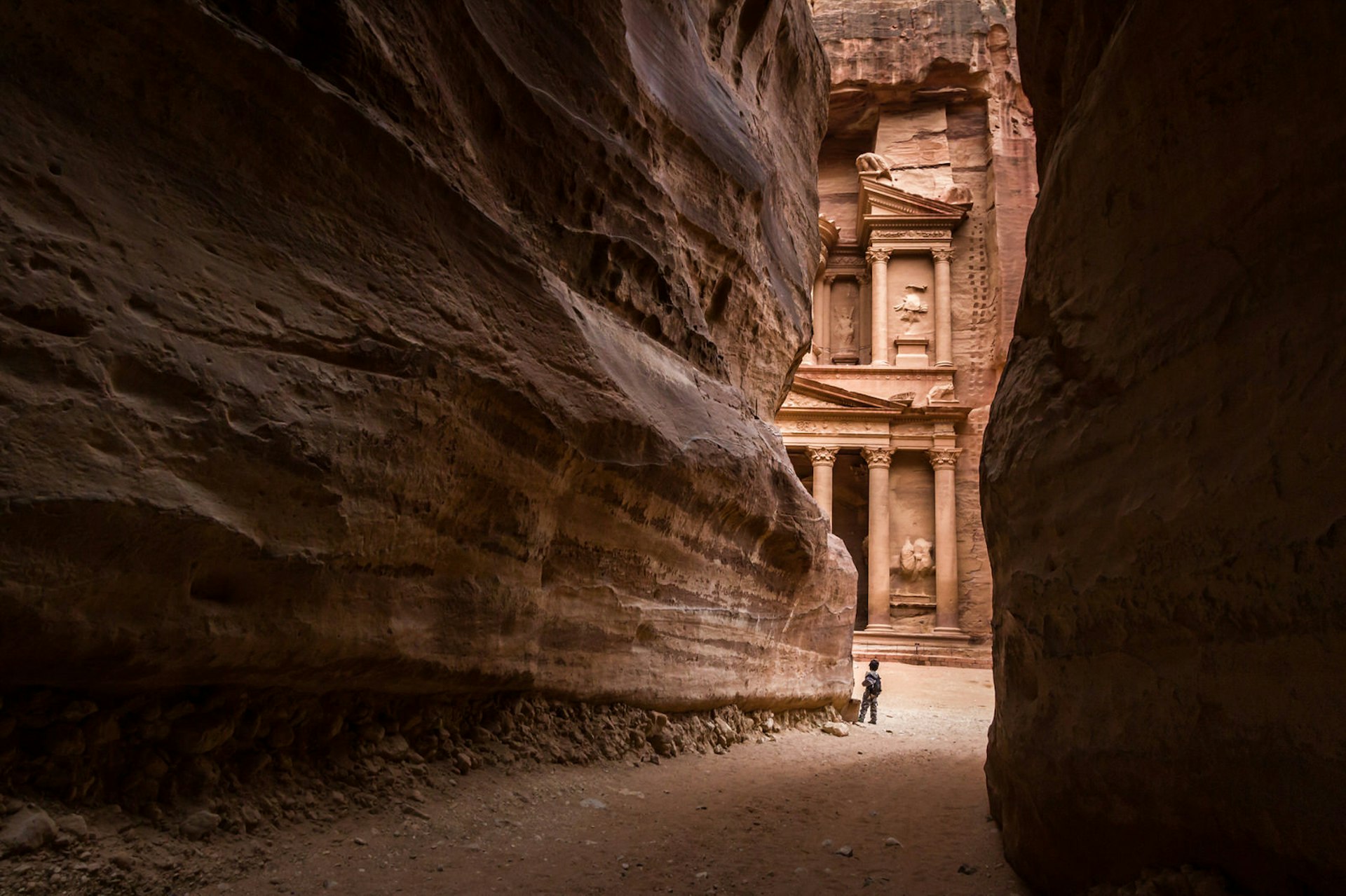 The Treasury at Petra, Jordan. Image by Balint Kasza / 500px