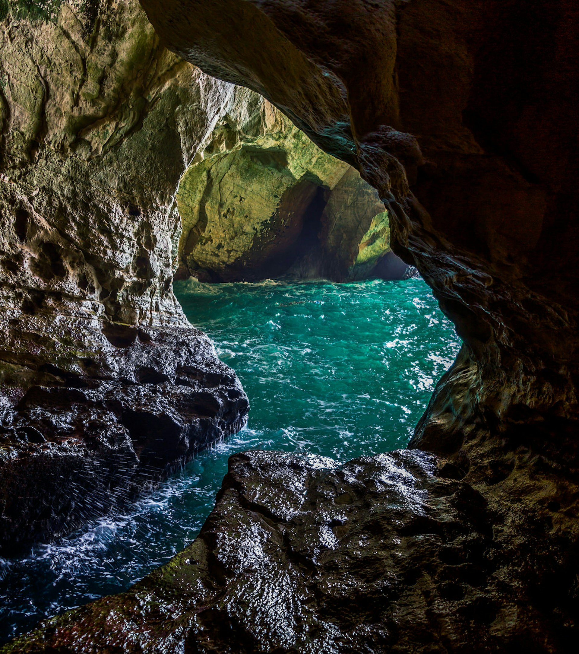 A sea cave at Rosh Hanikra, on Israel's north coast. Image by Vadim Petrakov / Shutterstock