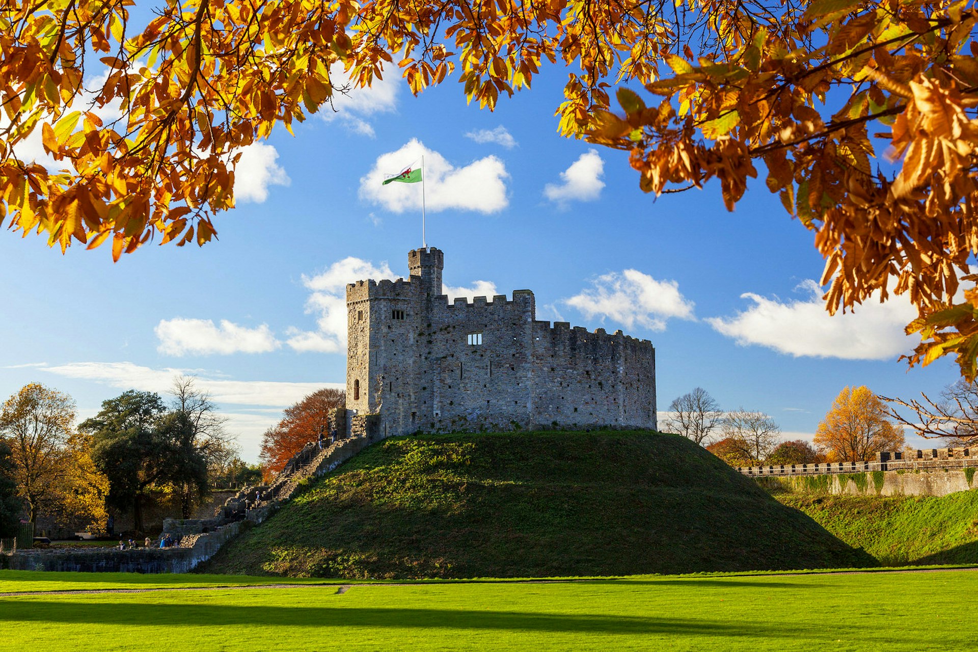 Cardiff Castle is at the heart of the city