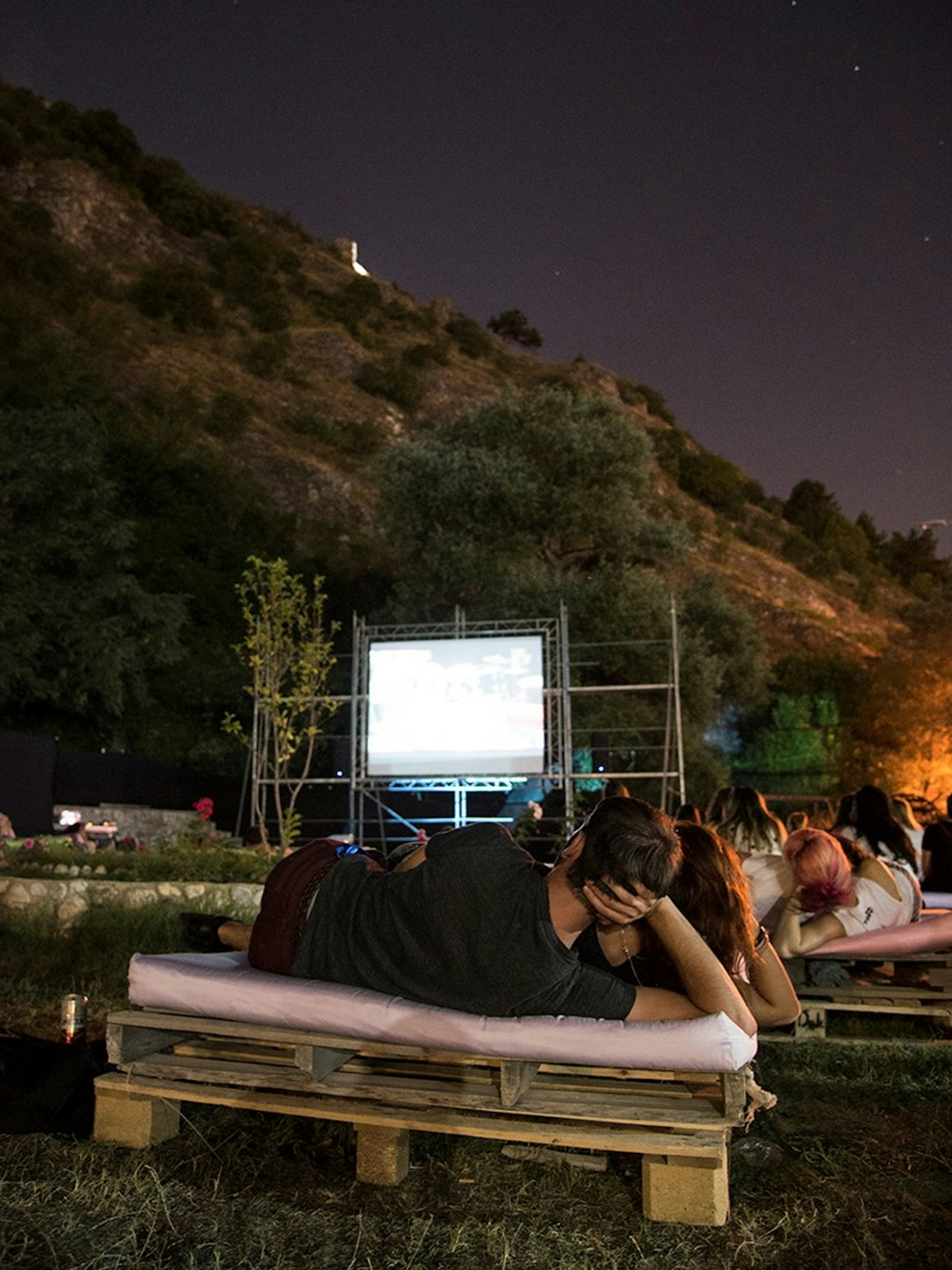 Medieval Prizren fortress turns into an open-air cinema during Dokufest © courtesy of Mrinë Godanca / Dokufest