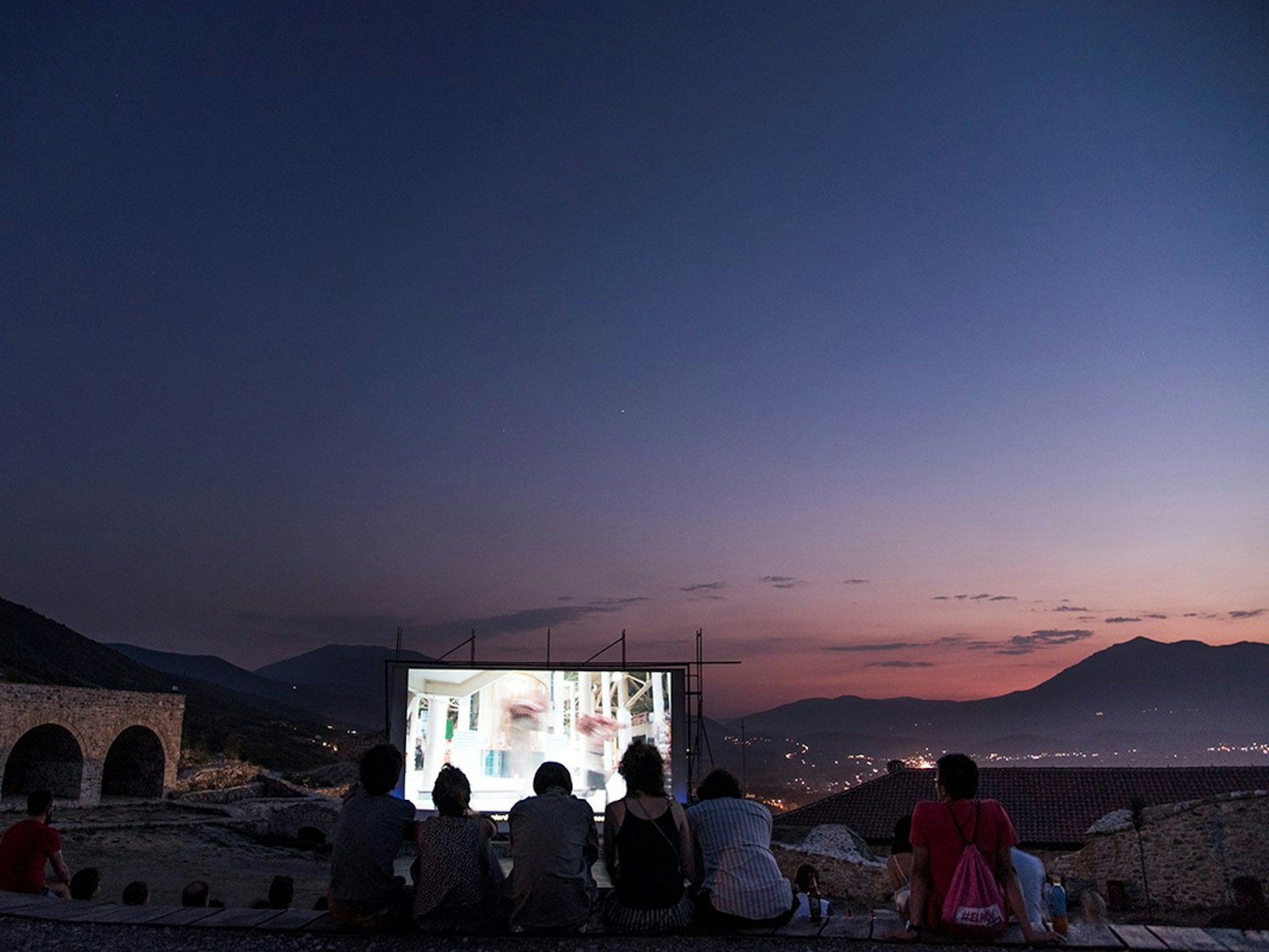 Outdoor cinemas are set up around Prizren during Dokufest © courtesy of Mrinë Godanca / Dokufest