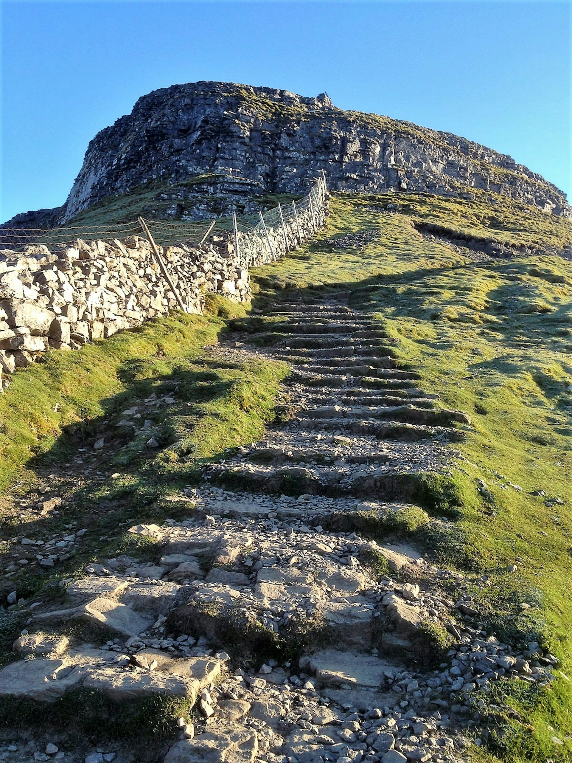 Pen-y-Ghent is just of three uphill slogs on the Three Peaks Challenge © Peter Denton / Getty Images