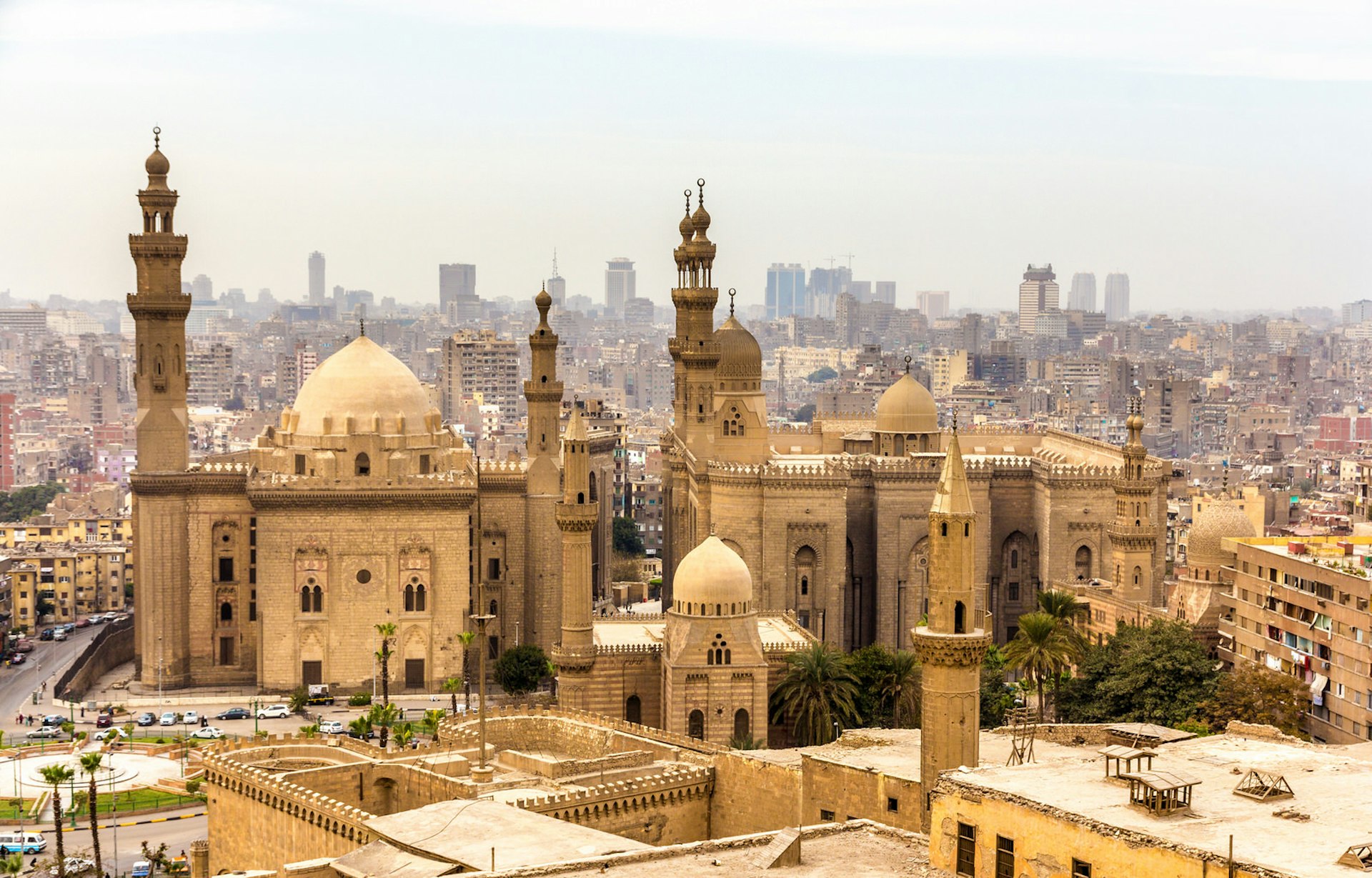 View of the Mosques of Sultan Hassan and Al Rifai in Cairo, Egypt. Image by Leonid Andronov / Shutterstock