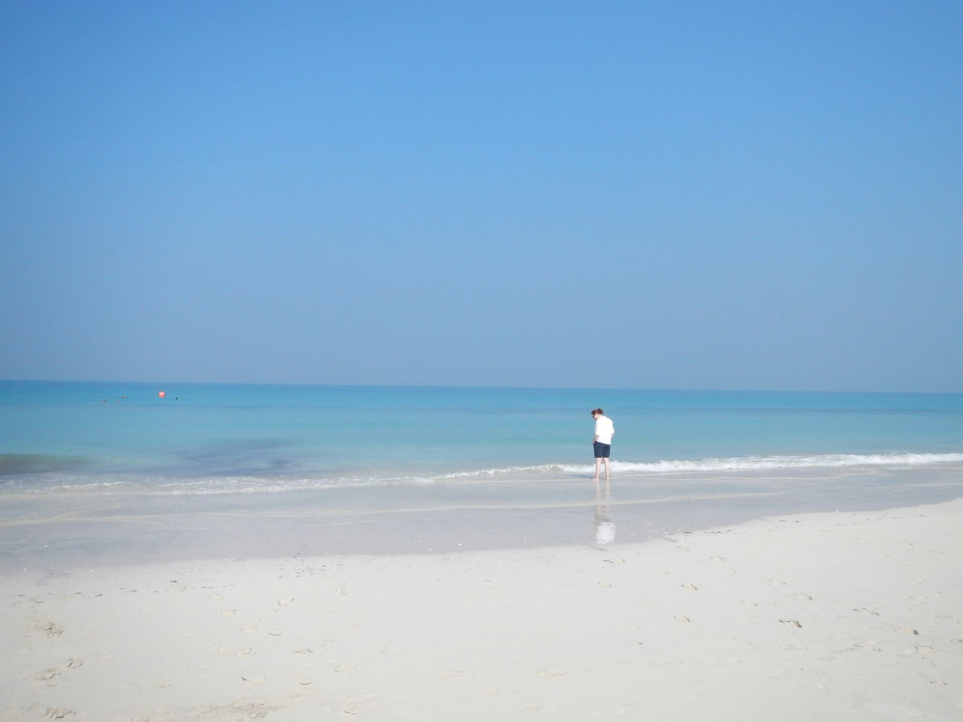 Walking along Saadiyat Beach, Abu Dhabi. Image by Lindsey Parry / Lonely Planet