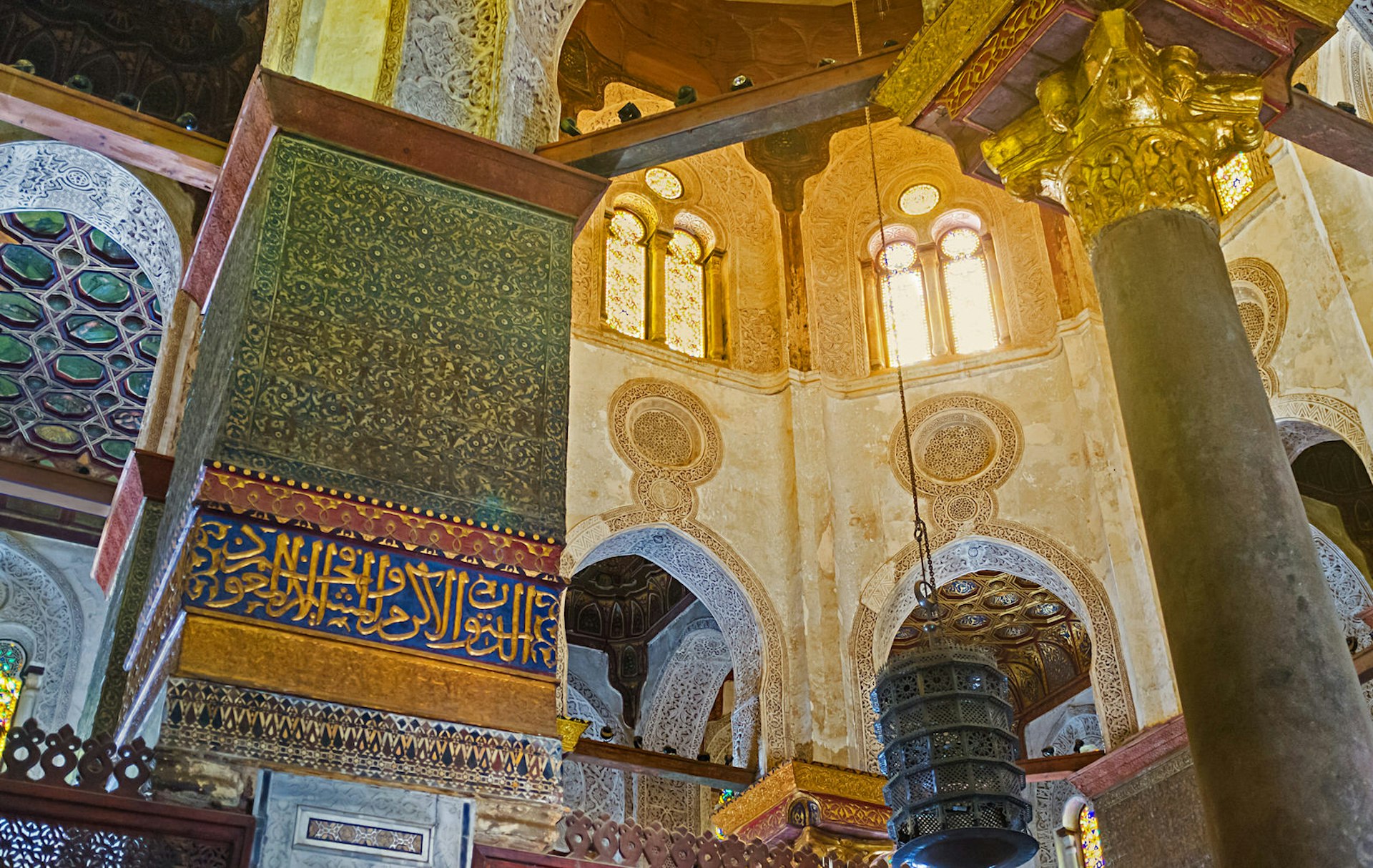 The interiors of Qalawun Mausoleum are the perfect examples of medieval Islamic art. Image by eFesenko / Shutterstock