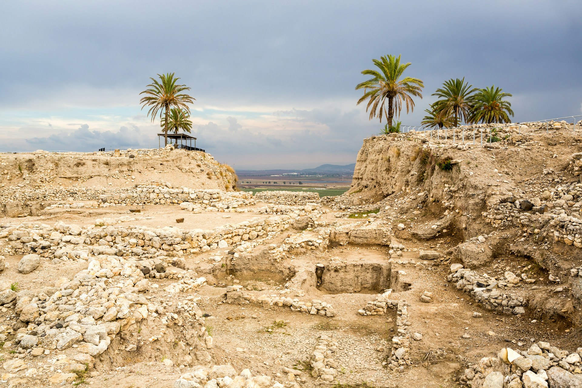 Ruins of historic Tel Megiddo, Jezreel Valley, Israel. Image by Sopotnicki / Shutterstock