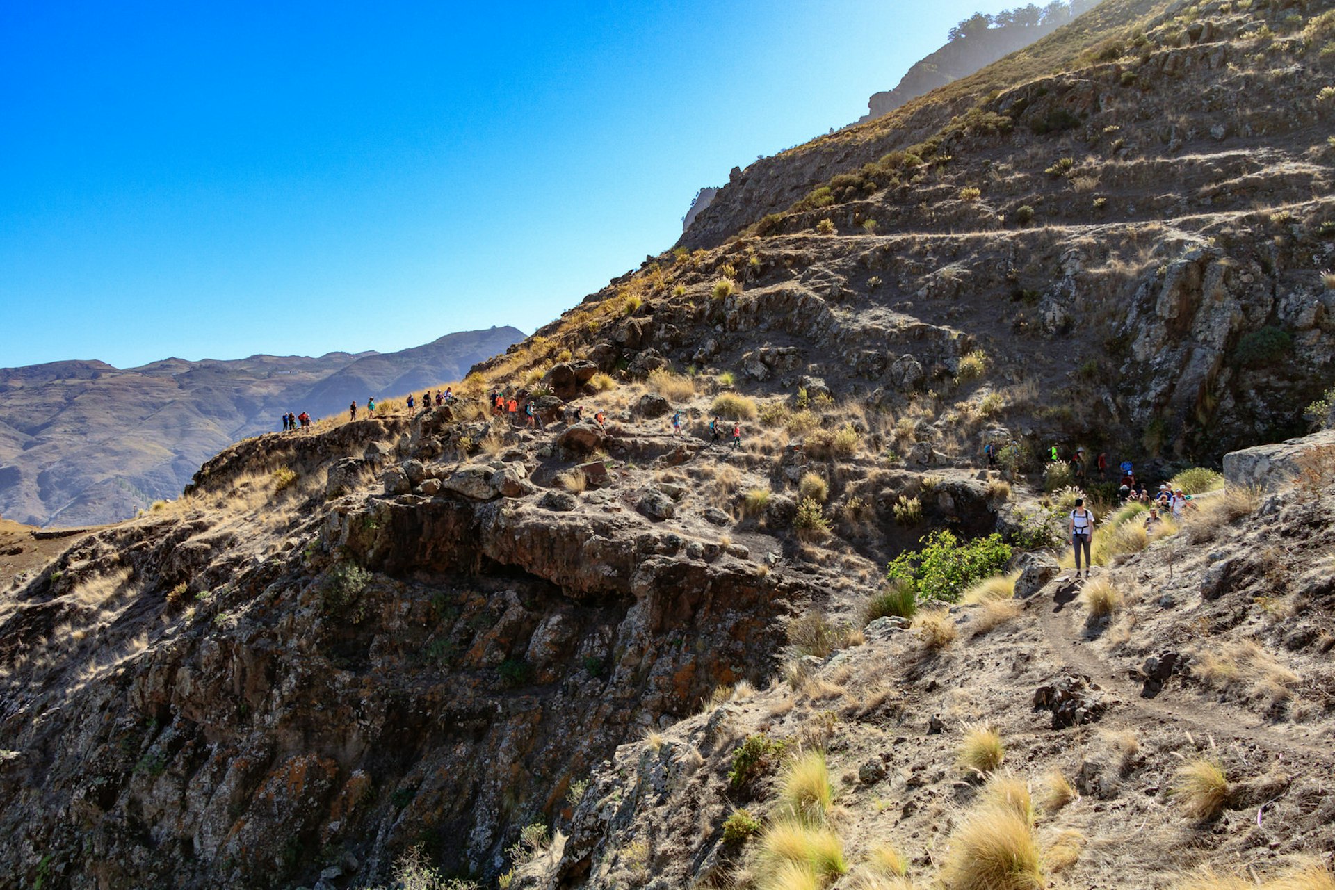 The dramatic cliffside walk along the Valle de Agaete © Gran Canaria Natural and Active