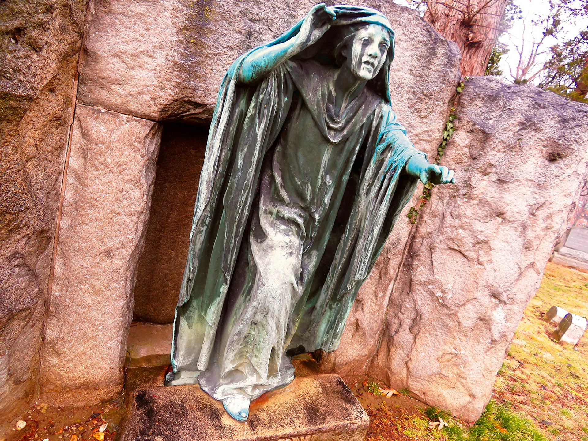 striking statue of Mary Magdelene in Washington DC