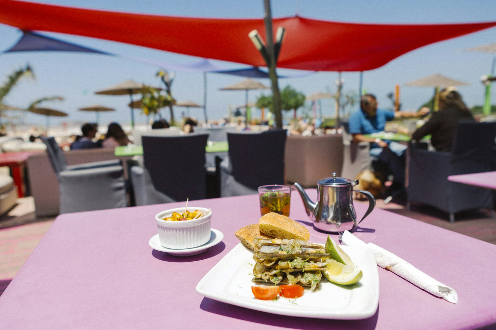 Lunch at Beach and Friends, Essaouira, Morocco © Chris Griffiths / Lonely Planet