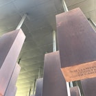 steel columns hang from the ceiling of the Memorial to Peace and Justice. On one you can read the names of Samuel Gaillard, George McFadden and Samuel Turner, three men lyched in Williamsburg County South Carolina
