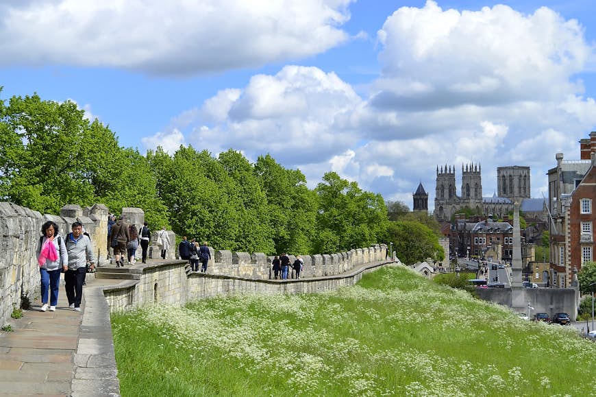 Stroll York's medieval walls, visit its magnificent minster, then strike out to explore more of the region © Peter Etchells / Shutterstock