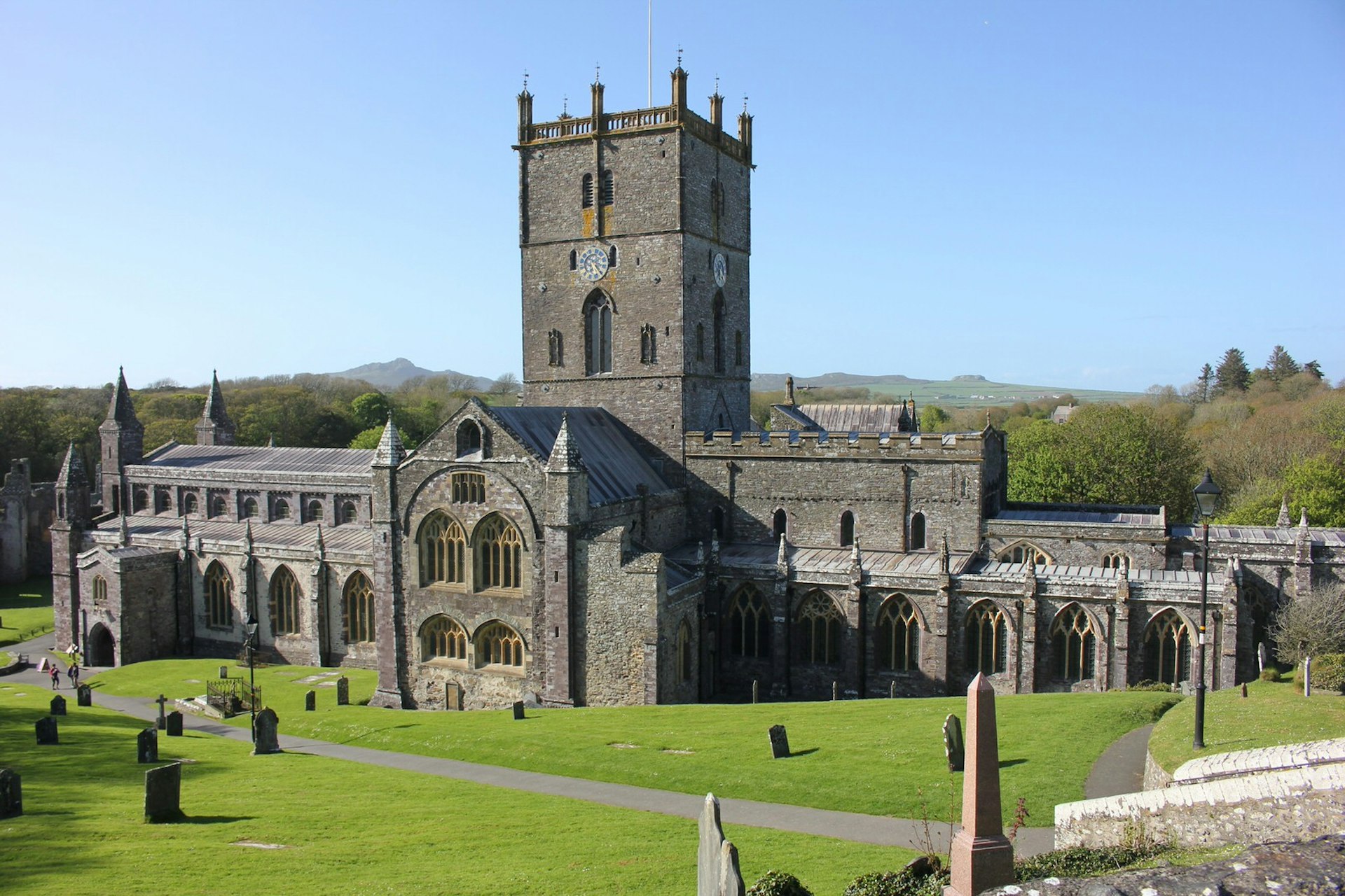 The focal point of pretty St Davids is its ornate cathedral © Amy Pay / Lonely Planet
