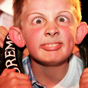 Pulling a face to win a prize is one of Britain's best known and bizarre events © Getty Images