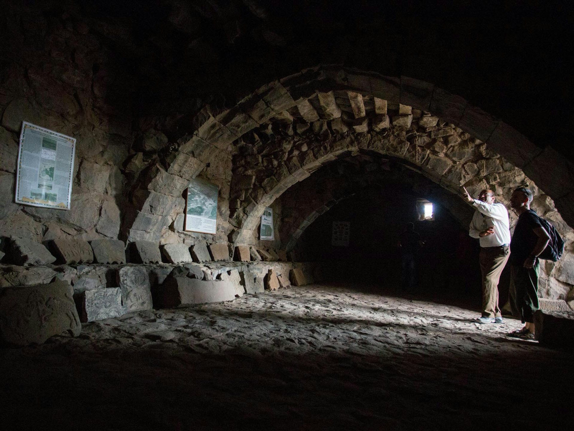 Inside the ruins of Qasr Al Azraq, Jordan © Stephen Lioy / Lonely Planet