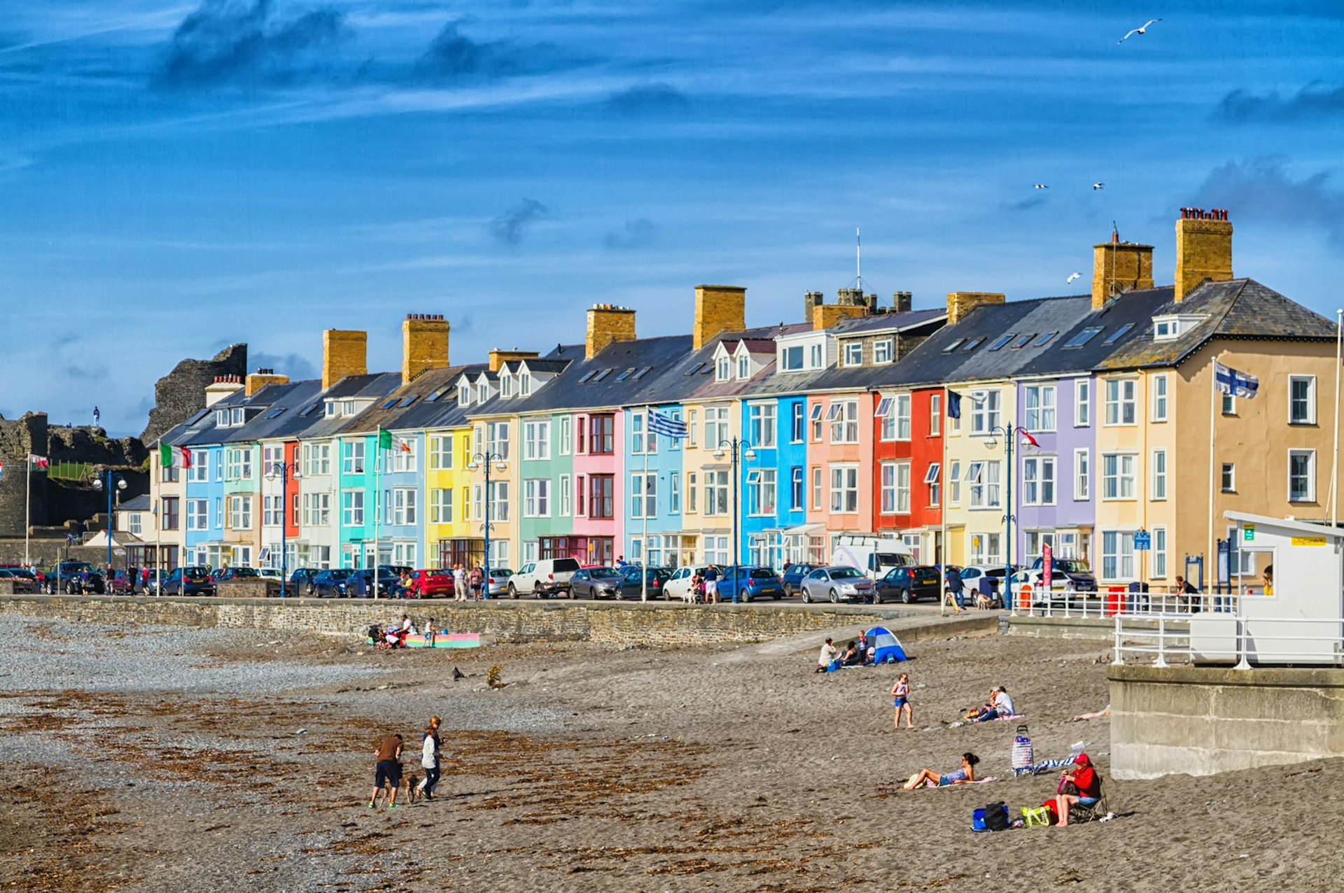 Colourful Aberystwyth is a bustling seaside town in Mid Wales © Milosz Maslanka / Shutterstock